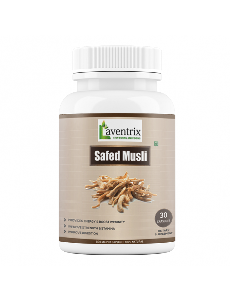 Safed Musli capsules for stamina, energy and power